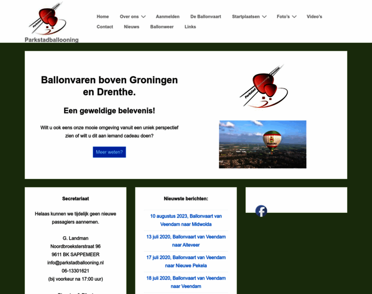 Parkstadballooning.nl thumbnail