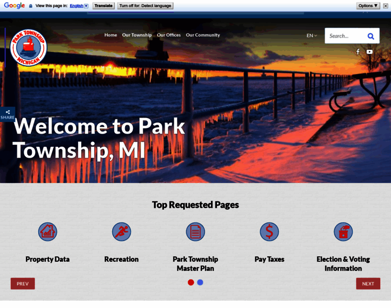 Parktownship.org thumbnail