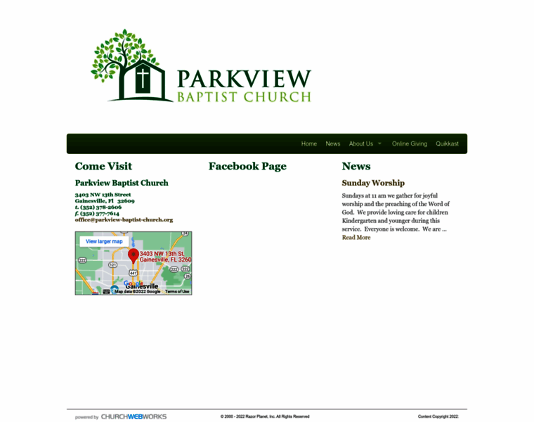 Parkview-baptist-church.org thumbnail