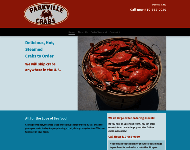 Parkvillecrabs.com thumbnail