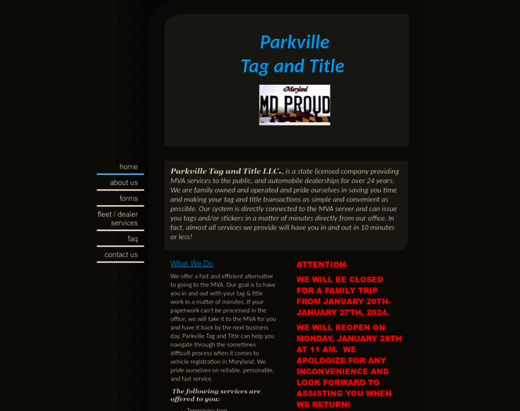 Parkvilletagandtitle.com thumbnail