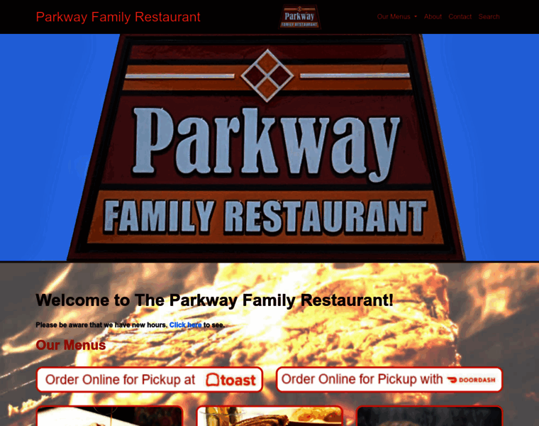 Parkwayfamilyrestaurant.com thumbnail