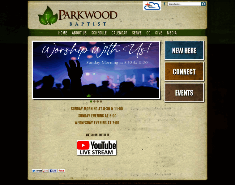 Parkwoodbaptist.com thumbnail