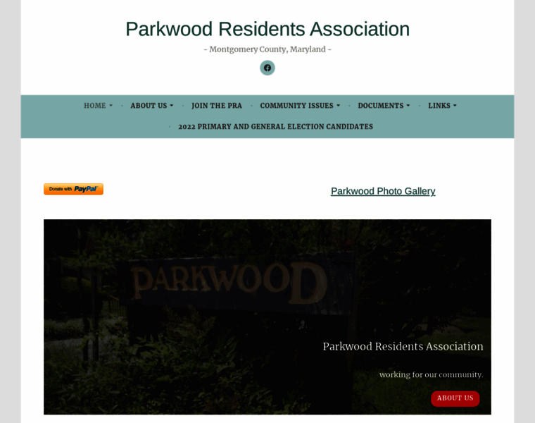 Parkwoodresidents.org thumbnail