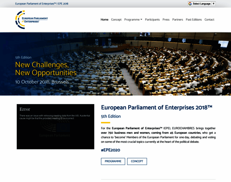 Parliament-of-enterprises.eu thumbnail