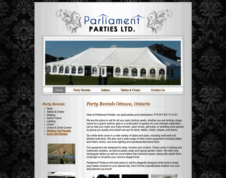 Parliamentparties.com thumbnail