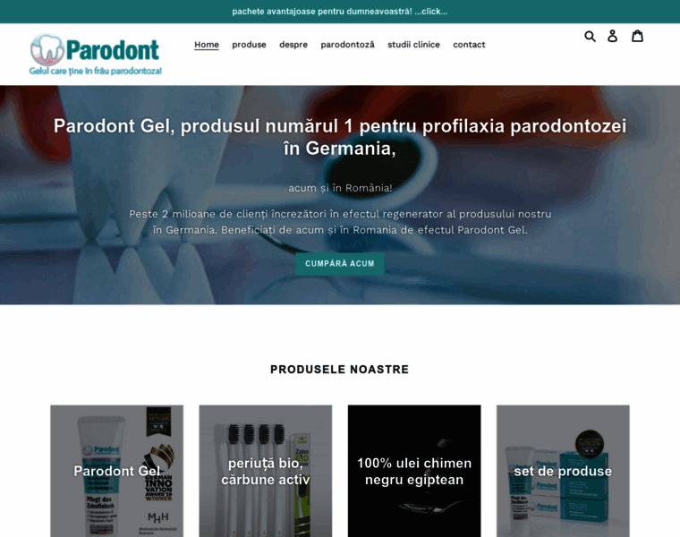Parodont-gel.ro thumbnail