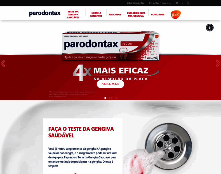 Parodontax.com.br thumbnail