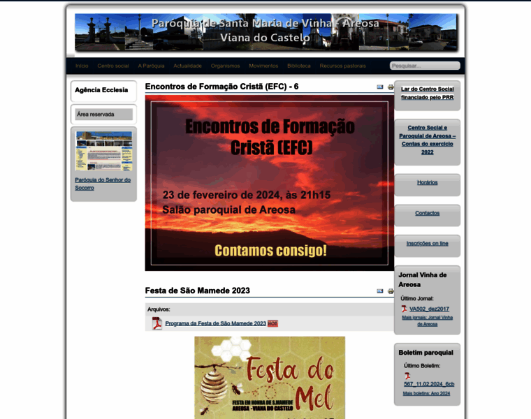 Paroquiaareosa.org thumbnail