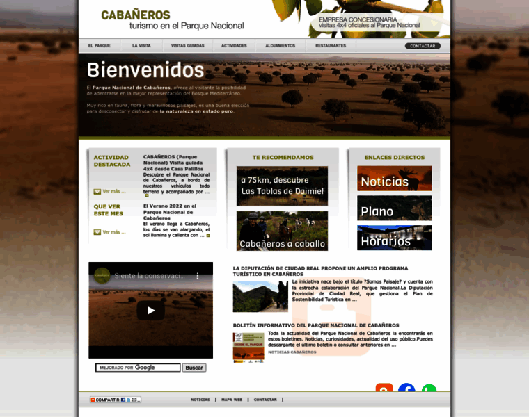 Parquenacionalcabaneros.com thumbnail