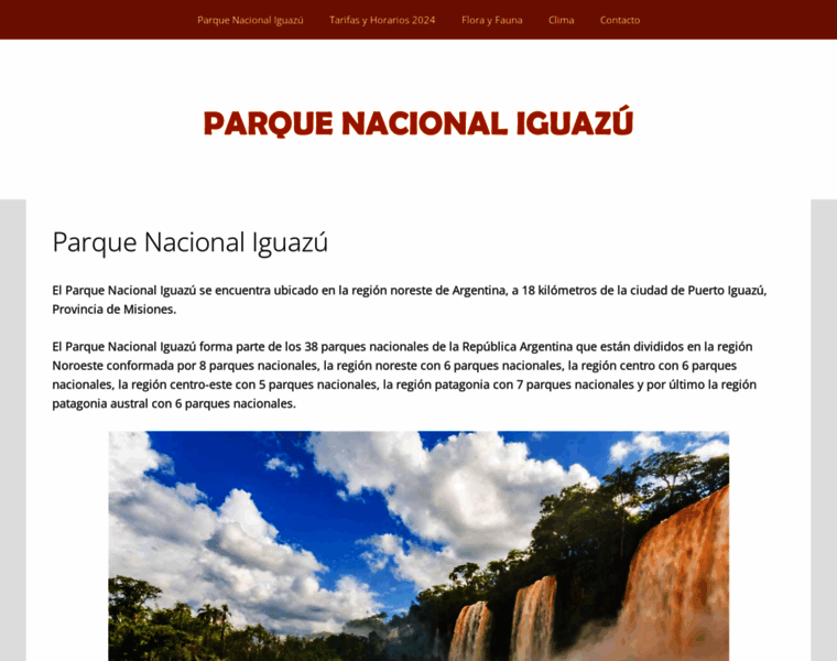 Parquenacionaliguazu.com.ar thumbnail