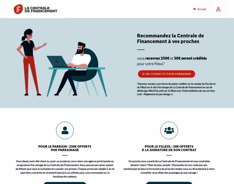 Parrainage-lacentraledefinancement.fr thumbnail