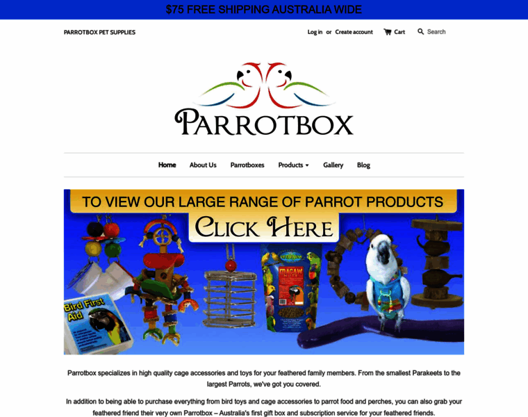 Parrotbox.com.au thumbnail