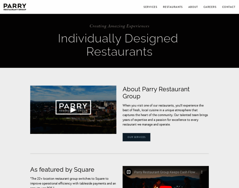 Parryrestaurantgroup.com thumbnail
