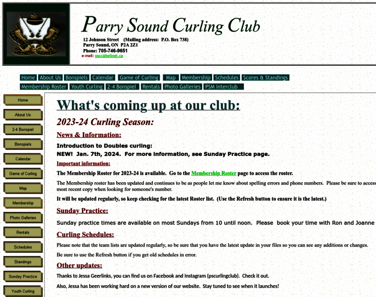 Parrysoundcurlingclub.ca thumbnail