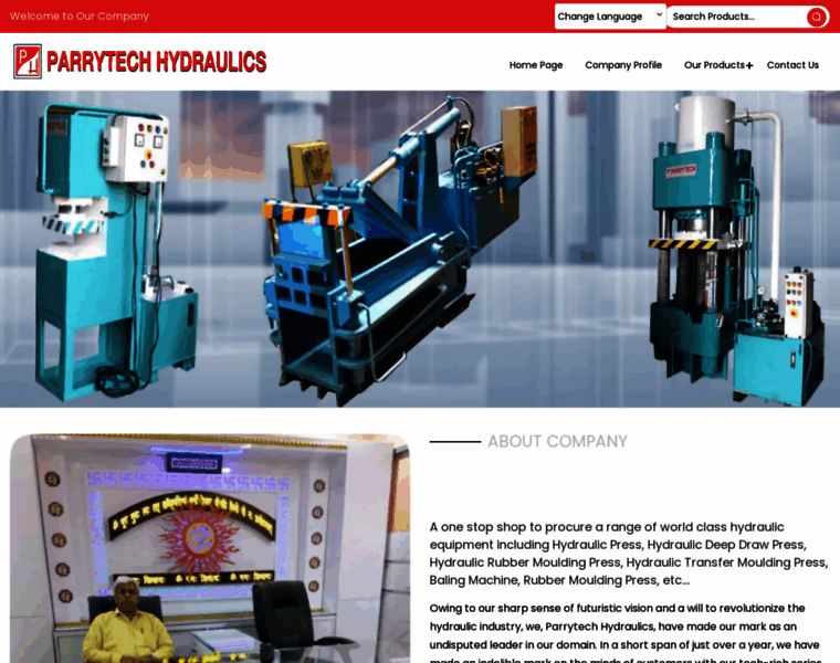 parrytechhydraulics.com at WI. Parrytech Hydraulics – Industrial ...