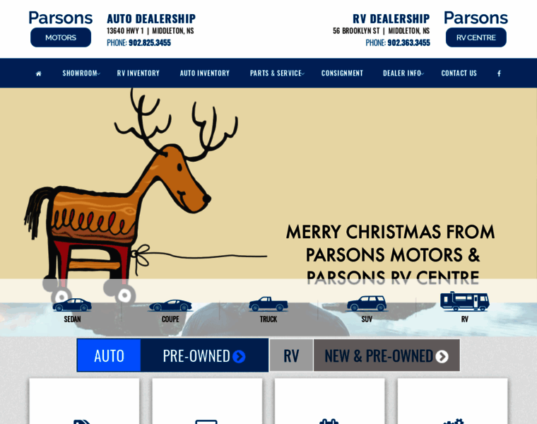 Parsonsmotors.ca thumbnail