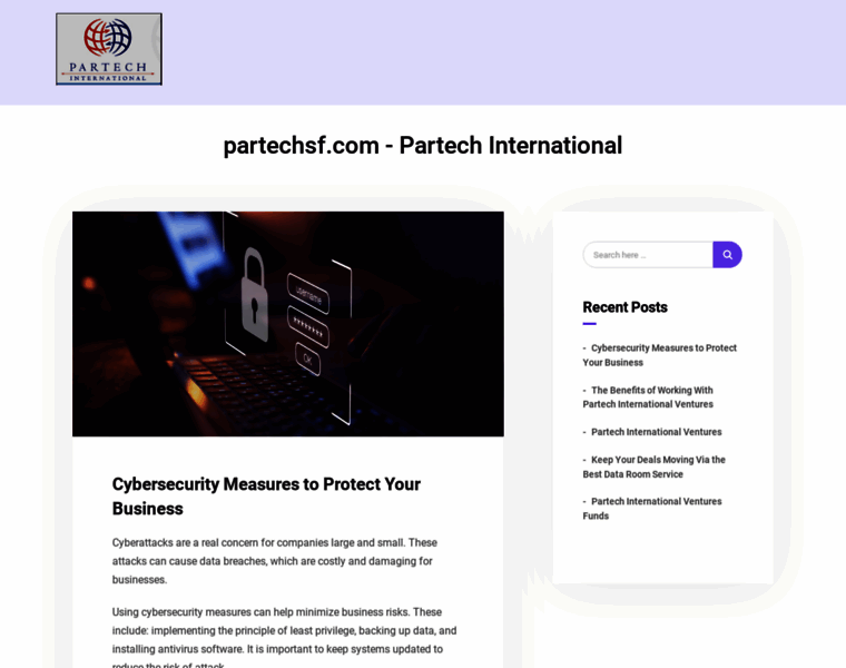 Partechsf.com thumbnail