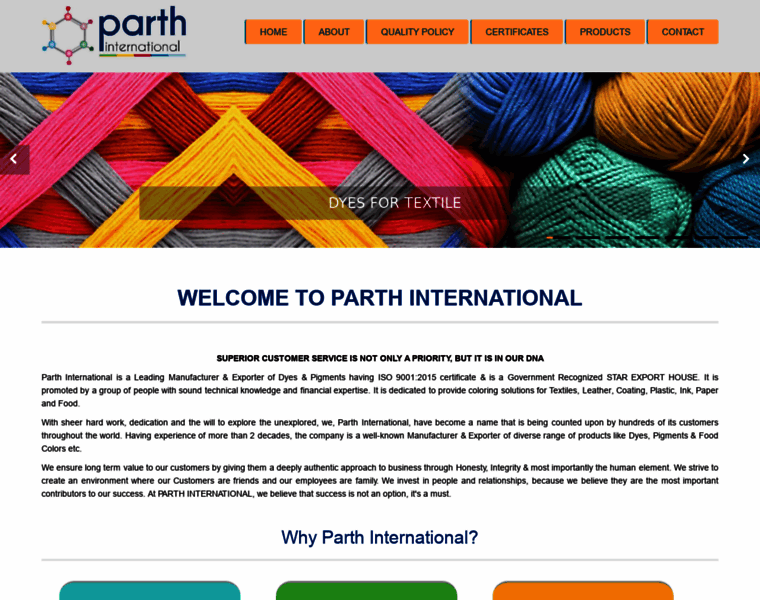 Parth-international.co.in thumbnail