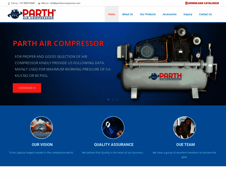 Parthaircompressor.com thumbnail