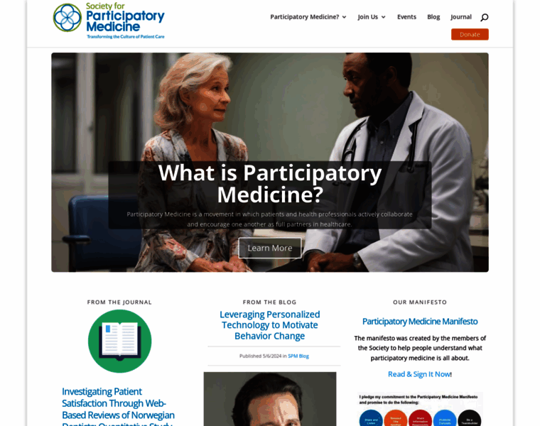 Participatorymedicine.org thumbnail