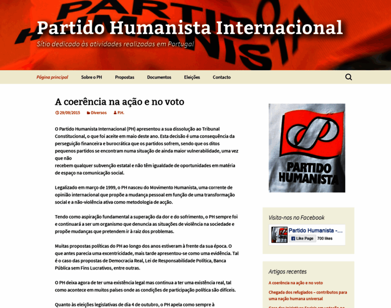 Partidohumanista.pt thumbnail