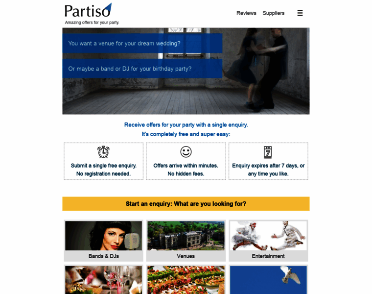 Partiso.co.uk thumbnail