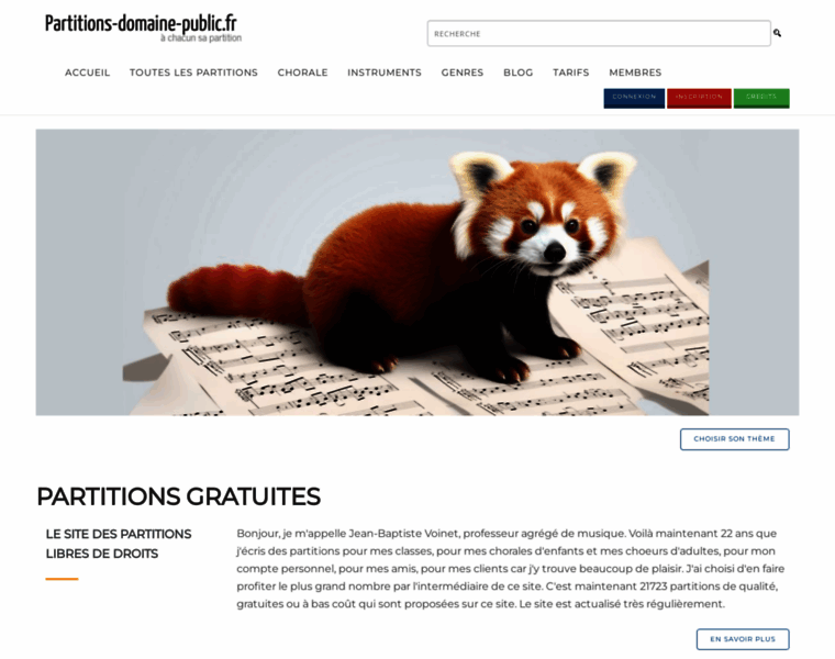 Partitions-domaine-public.fr thumbnail