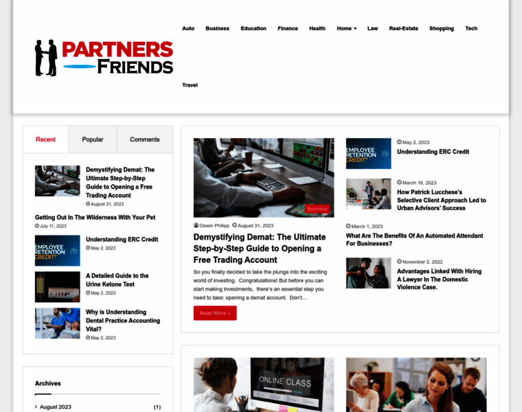 Partners-friends.com thumbnail