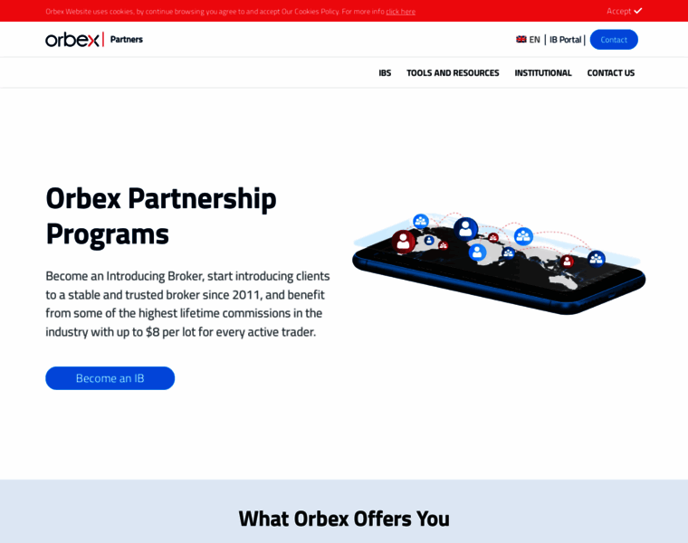Partners.orbex.com thumbnail