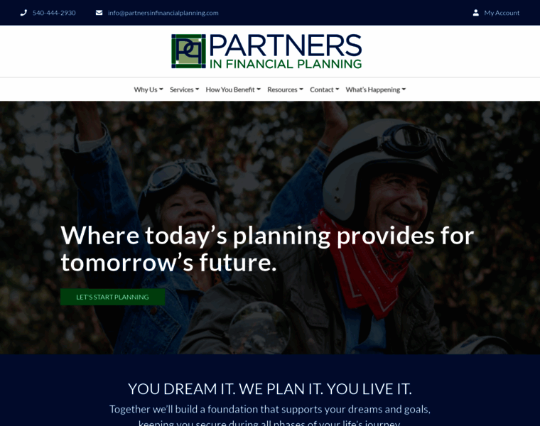 Partnersinfinancialplanning.com thumbnail