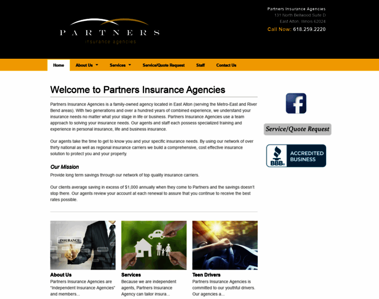 Partnersinsuranceagencies.com thumbnail