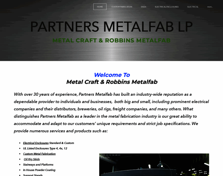 Partnersmetalfab.com thumbnail