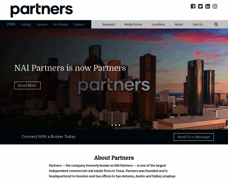 Partnersrealestate.com thumbnail