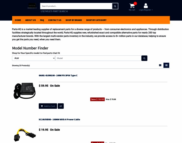 Parts-hq.com thumbnail Parts-hq.com thumbnail