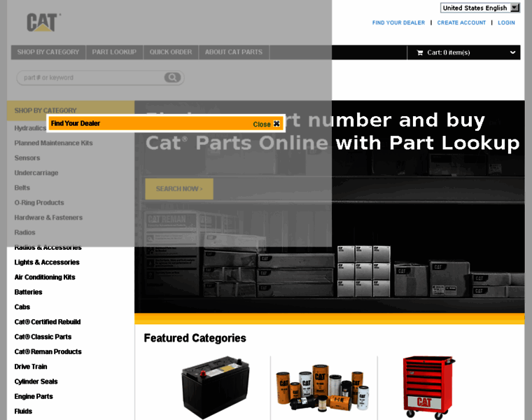 Parts.cat.com thumbnail