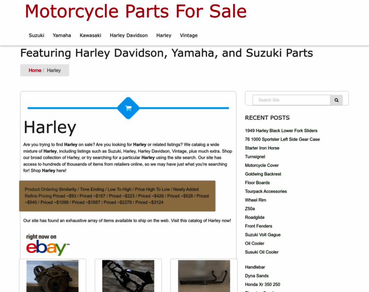 Partsmotorcycleforsale.net thumbnail