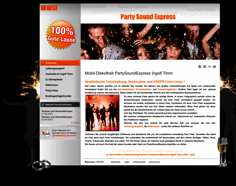 Party-sound-express.de thumbnail
