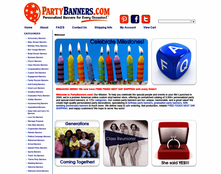 Partybanners.com thumbnail