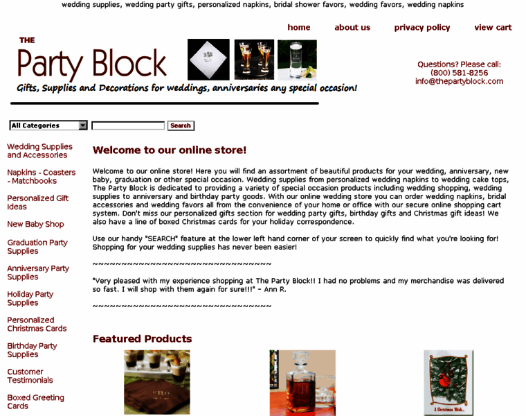 Partyblockstore.com thumbnail
