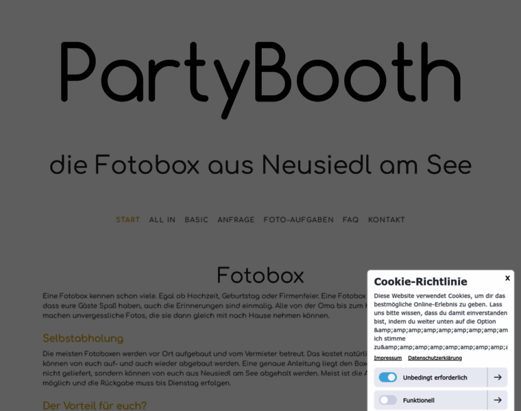 Partybooth.at thumbnail