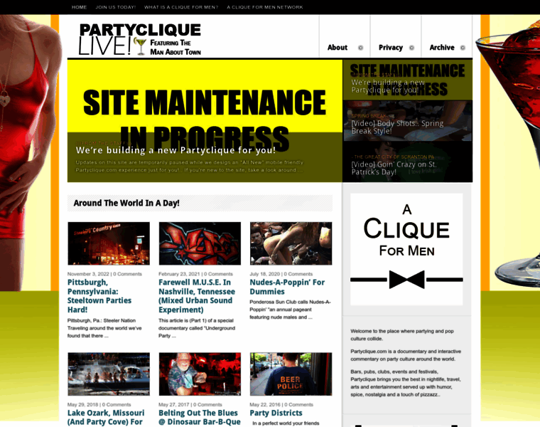 Partyclique.com thumbnail