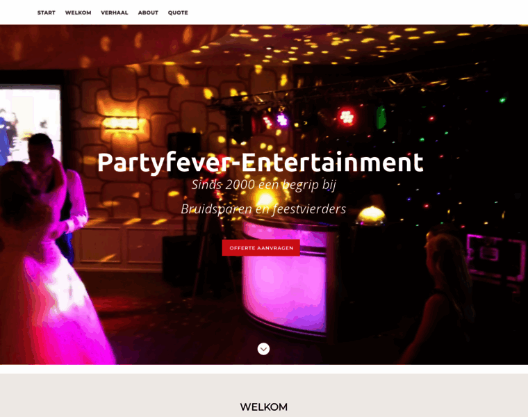 Partyfever-entertainment.nl thumbnail