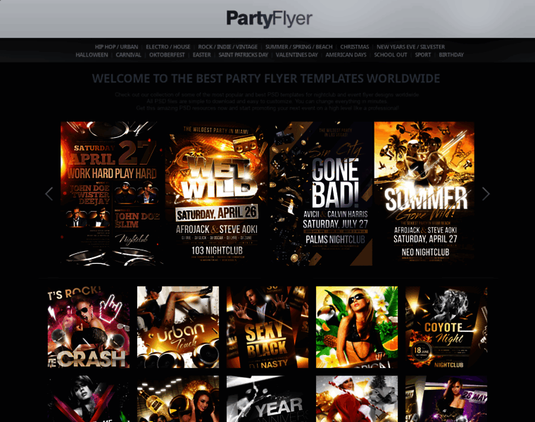 Partyflyer.com thumbnail