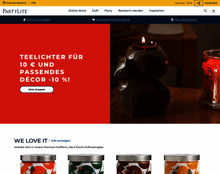 Partylite.be thumbnail Partylite.be thumbnail