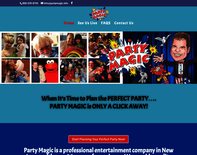 Partymagic.info thumbnail