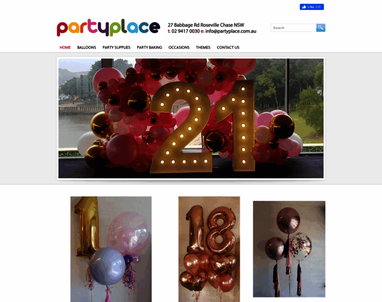 Partyplace.com.au thumbnail