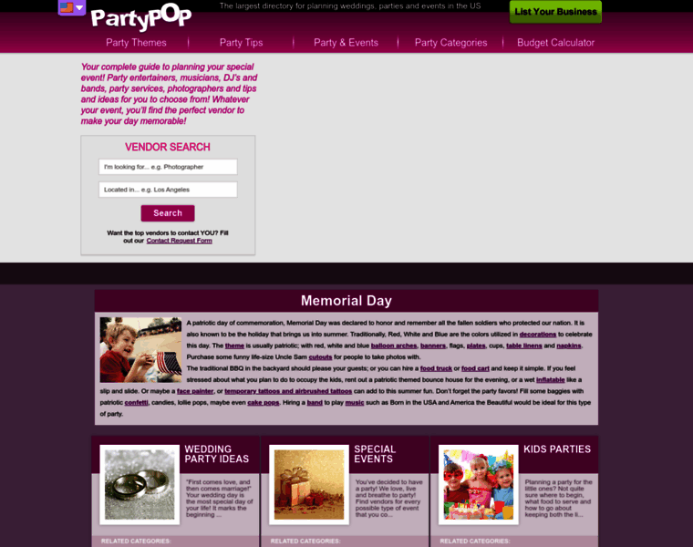 Partypop.com thumbnail
