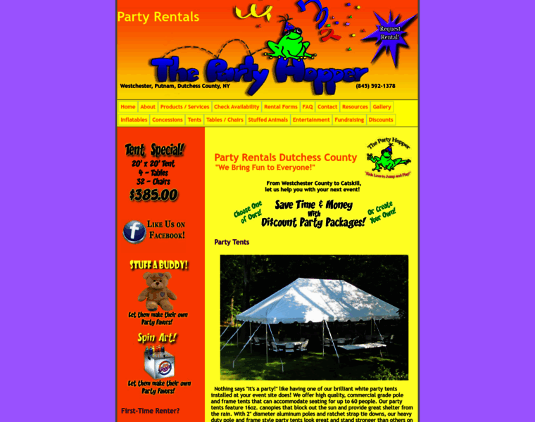 Partyrentalsdutchesscounty.com thumbnail