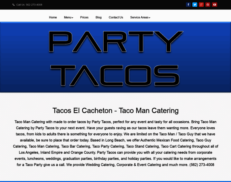 Partytacos.com thumbnail